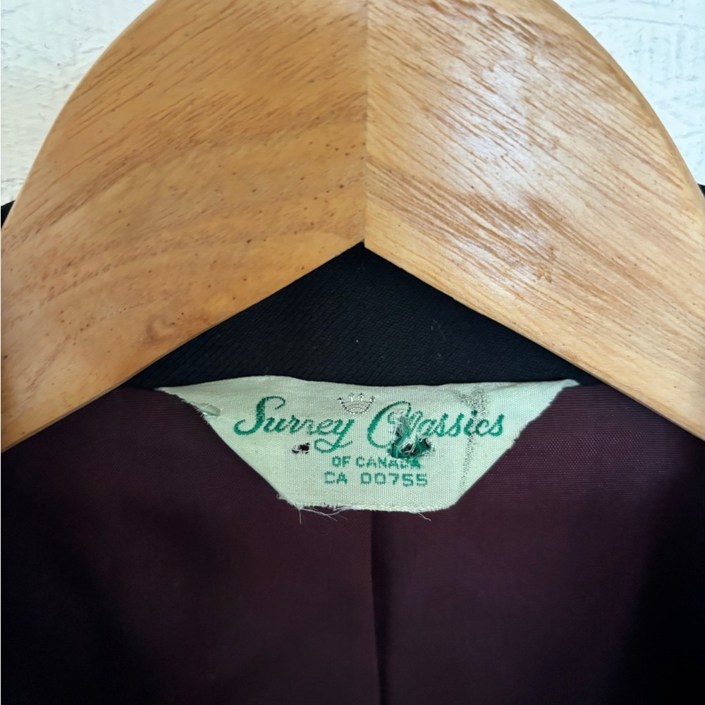 Vintage Classic 100% Wool Black Blazer Jacket - Picture 13 of 13